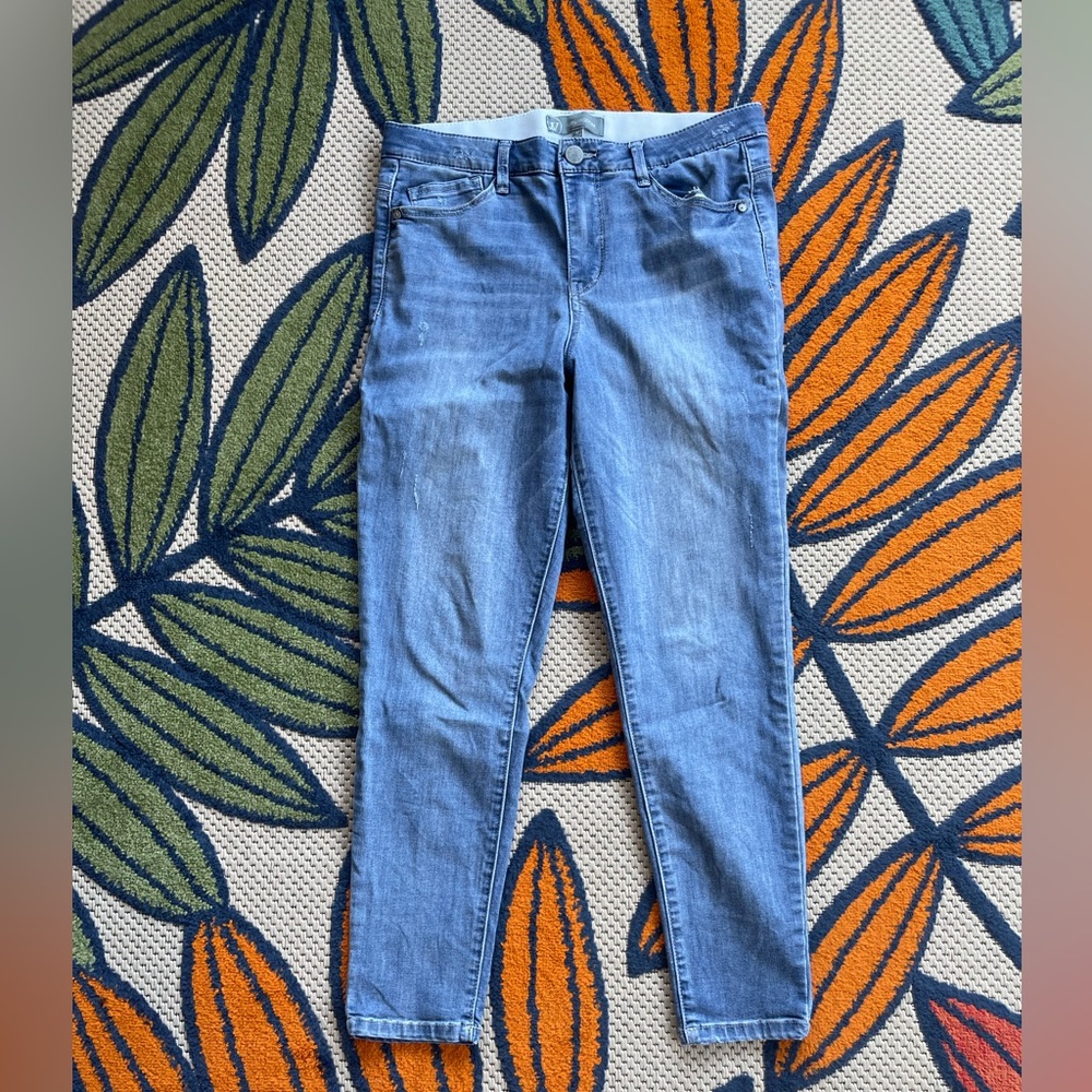 Wit & Wisdom Ab'Solution Luxe Touch High Waist Ankle Skinny Jeans in size 10